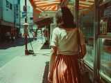 ストリートスナップ　25歳　北海道　江別市　#ストリートスナップ　#AIphoto　#AIart　　　　